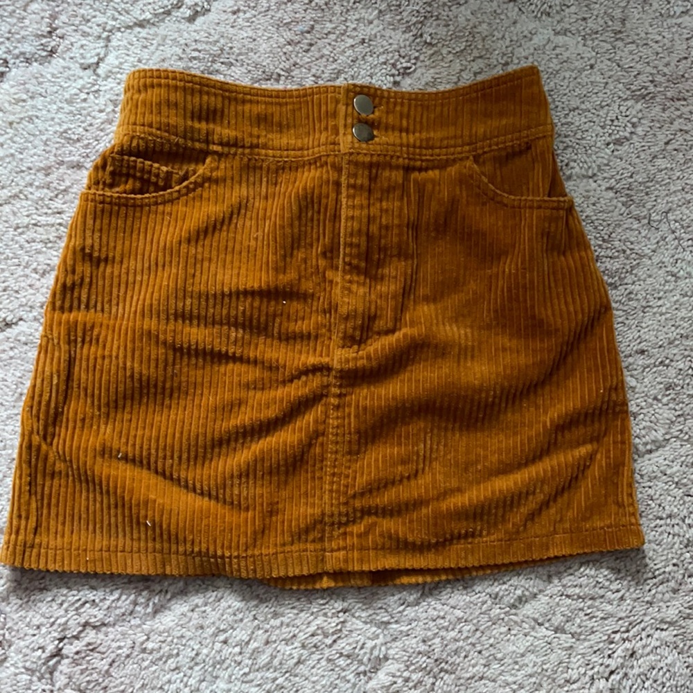 forever 21 corduroy skirt